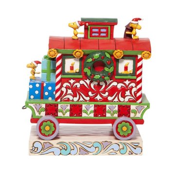 ジム ショア ウッドストック クリスマストレイン 6006940 インテリア 雑貨