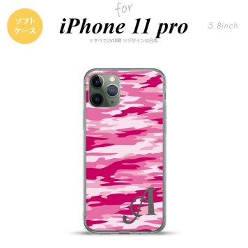 iPhone11Pro iPhone11 Pro スマホケース ソフトケース タイガー 迷彩 D ピンク +アルファベット メンズ レディース nk-i11p-tp1165i