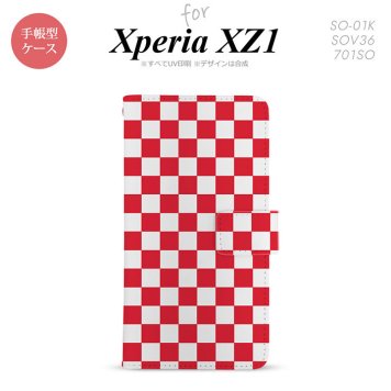 【手帳型 スマホ カバー ケース】【SO01K】【エクスペリア XZ1】手帳型 ケース SO-01K スマホ カバー Xperia XZ1 エクスペリア スクエア 赤 nk-004s-so01k-dr033【メール便送料無料】