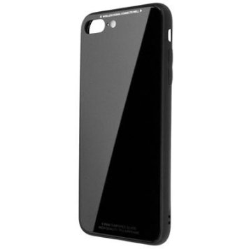 日本トラストテクノロジー 【メール便での発送商品】ワイヤレス充電対応ケース for iPhone8 Plus ブラック TPUGC8P-BK