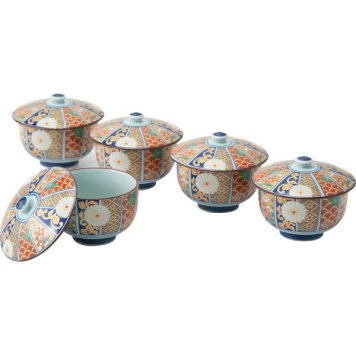 【ギフト対応無料】金彩古伊万里 蓋付汲出揃 (31055) ※送料無料(北海道・沖縄は除く)