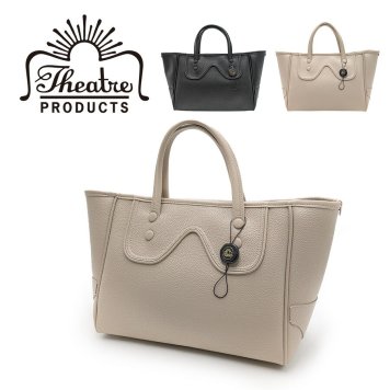 【THEATRE PRODUCTS】cl240846 FAKE LEATHER TOTE BAG"CHARLE"-M- トート 手持ち レディース かばん バッグ おしゃれ ギフト プレゼント ブラック