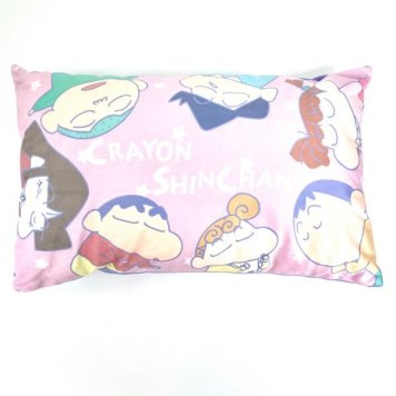 クレヨンしんちゃん しんちゃんと愉快な仲間たち トスピロー クッション ピンク 25×40(cm)