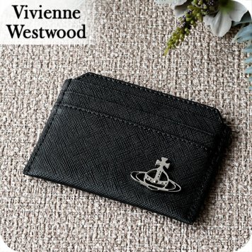 ヴィヴィアン ウエストウッド カードケース メンズ レディース Vivienne Westwood SAFFIANO ロゴ 51110022 L001N N402