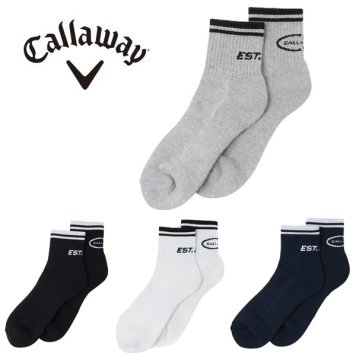 キャロウェイ ゴルフ ソックス ショートソックス メンズ Callaway Golf C25193104【2025年春夏モデル】 お誕生日祝い お祝い 記念品 お父さん 父の日 彼氏 男性 30代 40代 50代 60代 還暦祝い 敬老の日  人気プレゼント プレゼント