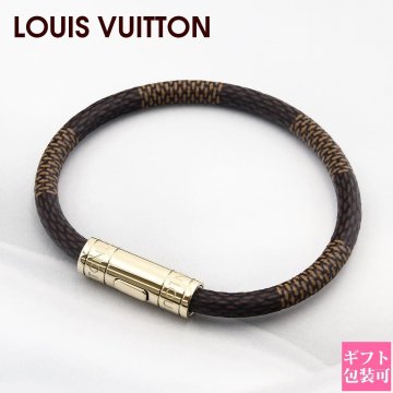 ルイヴィトン ブレスレット ダミエ ゴールド ブラスレ キープ イット M8137F LOUIS VUITTON ルイビトン キャンバス アクセサリー プレゼント 新品 ルイビトン ビトン ギフト
