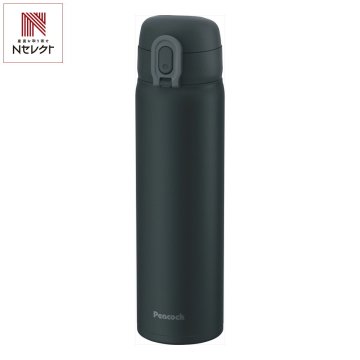 ピーコック ワンタッチマグボトル 500ml グレー マグボトル 保温保冷 ワンタッチオープン スムーズ開閉【北海道・沖縄県・離島 配送不可】