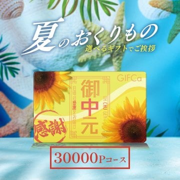 【御中元の決定版】 御中元ギフカ GIFCa カタログギフト カードタイプ ( 30000 ポイント) お中元 中元 食品 海鮮 肉 ギフト お返し ギフトカタログ カタログ ギフトカード ラッピング 熨斗 親 友達 親戚 上司 先輩