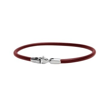 ダニエルウェリントン DANIEL WELLINGTON ブレスレット Leather Bracelet 2.8 St Mawes S 175mm DW00400715 レディース メンズ シルバー ブラウン