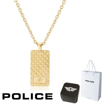 正規品 ポリス POLICE ペンダント ネックレス TALE テイル 26308PSG 26308PSG03 ステンレス 316L サージカルステンレス プレート ゴールド メンズ レディース ユニセックス  男性 女性 ギフト プレゼント おすすめ 誕生日 クリスマス バレンタイン お祝い