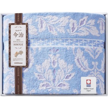 西川 nishikawa 今治タオルケット ブルー [26-7549-026] RR82510002800 綿100% 日本製 ギフト 贈り物 御祝 内祝い お返し