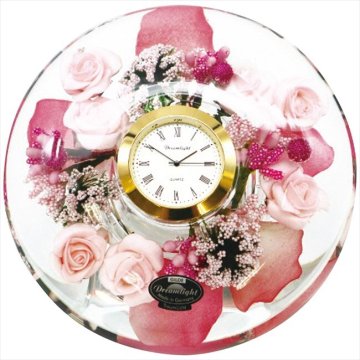 ドリームライト ドリームクロック プレミアム CDD0197PCL（リトルローズ） 内祝 内祝い お祝 御祝 記念品 出産内祝い プレゼント 快気祝い 粗供養 引出物