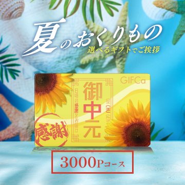 【御中元の決定版】 御中元ギフカ GIFCa カタログギフト カードタイプ ( 3000 ポイント) お中元 中元 食品 海鮮 肉 ギフト お返し ギフトカタログ カタログ ギフトカード ラッピング 熨斗 親 友達 親戚 上司 先輩