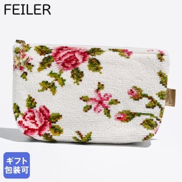 フェイラー FEILER ポーチ コスメポーチ 化粧ポーチ ミリアム ホワイト 送別会 誕生日 お中元 結婚祝い 結婚式 彼女 娘 コスメポーチ 妻 女性 高級 父の日 母の日【スペシャルラッピング660円(別売り)】 ホワイトデー ネコポス