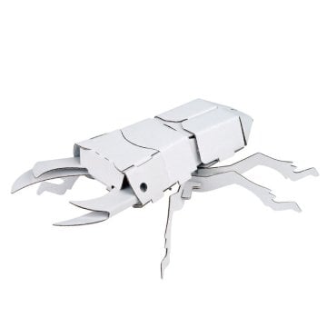 昆虫 クワガタムシ 2 ハコモ hacomo ペーパークラフト キット クリスマス 工作キット 小学生 工作 キット 知育 おもちゃ 誕生日プレゼント 子供 おもちゃ 男の子 女の子 誕生日 プレゼント 子供会 クリスマス会 工作 知育玩具 知育おもちゃ 図工 おうち時間 キット