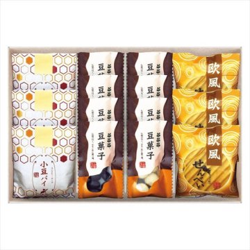   小豆パイ･欧風せんべい和菓子詰合せ  DW-30R  内祝 内祝い お祝 御祝 記念品 出産内祝い プレゼント 快気祝い 粗供養 引出物