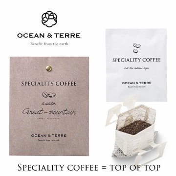 Speciality Coffee 09 エクアドル OTVL8 オーシャンテール OCEAN＆TEREE 〈A503〉 プチギフト プレゼント おみやげ 粗品 販促品 プチプラ 個包装 ギフト のし ラッピング対応外