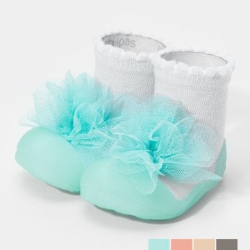 アティパス ATTIPAS New Corsage ベビーシューズ キッズ ソックスシューズ ニューコサージュ 出産祝い ファーストシューズ 靴 プレゼント ギフト 赤ちゃん お祝い トレーニングシューズ ベビー靴 女の子 男の子 よちよち歩き ベビー用品 ルームシューズ 全4色 10.8～13.5cm