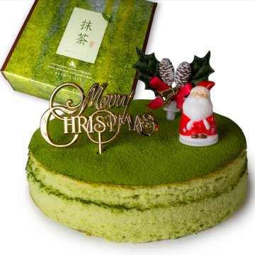 クリスマスケーキ 抹茶スフレ チーズケーキ 5号 直径14.5cm 4人～6人分 約350g 