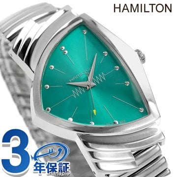 ハミルトン ベンチュラ 32mm クォーツ 電池式 腕時計 ブランド メンズ HAMILTON VENTURA H24411143 アナログ グリーン スイス製