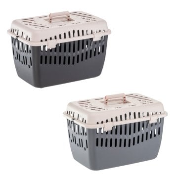 組立発送 BINNY ビニー キャリー 2 耐荷重8ｋｇ 上開き 犬 猫 小動物　イタリアferplast社製 ペット用 通院 外出 おでかけ 旅行