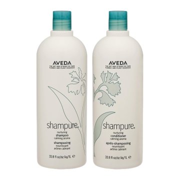 アヴェダ シャンピュア ナーチュアリング シャンプー & コンディショナーセット  1000mlx2  | お得な大容量サイズ  AVEDA  シャンプー 美容グッズ コスメ化粧品 誕生日 クリスマス ホワイトデー 結婚記念日 ウエディングギフト 母の日 送別会 バレンタインデー 女性 彼女 妻