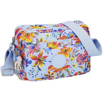 キプリング kipling バッグ ショルダーバッグ 斜め掛けバッグ KI6237 X91 ABANU M アバヌエム レディース ライトイエロー+マルチカラー