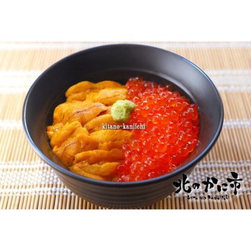 豪快！極上生うに・いくら丼セット(北海道札幌中央卸売市場直送セット）【２人～３人前コース】
