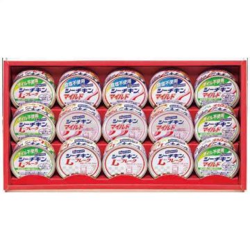 はごろもフーズ シーチキンギフト SET-40B 缶詰 詰め合わせ ツナ缶 15缶 お歳暮 お中元 内祝い お返し 出産 結婚 快気祝い 御礼 ギフト 常温 保存食
