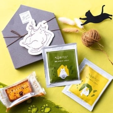 猫の家 BOXギフト猫好きにおすすめ ほっこり抹茶ラテ ＆ パウンドケーキ「猫ギフト」静岡県産 抹茶ラテとパウンドケーキ お菓子 お茶 詰め合わせ ねこ 猫 プレゼント ネコグッズ ねこグッズ 猫好き 誕生日 プチプレ 【猫好きにおすすめ】 