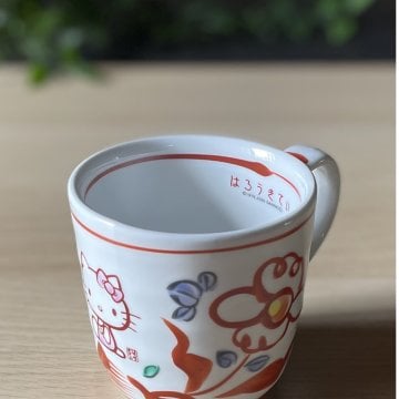 サンリオ 【ハローキティ】×麦山窯 まぐかっぷ260ml - Hello Kitty 紅（あか）