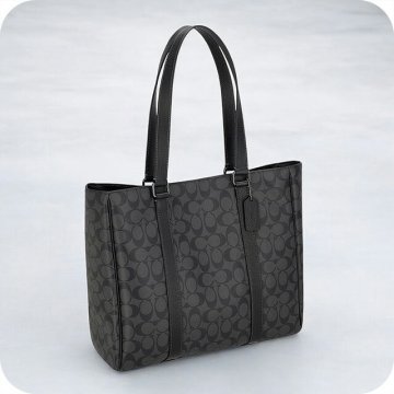 コーチ トートバッグ メンズ ブランド COACH CR385 チャコール/ブラック