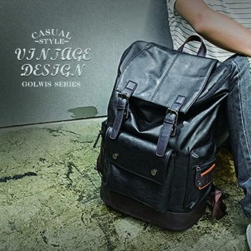 メンズバッグ リュックサック リュックメンズ レザー  バックパック デイパック デイバッグ 鞄 トラベル Vintage ビンテージ ヴィンテージ 古 男 プレゼント 父の日 旅行 通学 通勤 大容量