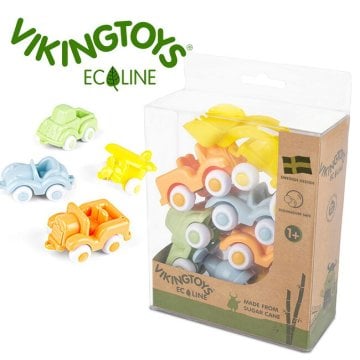 VIKINGTOYS バイキングトイズ エコライン ミニチュビーズ 7個入 156519[車 車のおもちゃ ベビー 車のオモチャ 車のおもちゃ男の子 男の子 乗り物 おもちゃ 玩具 男の子 男 クリスマス 誕生日 1才 2才 3才 1歳 2歳 3歳]