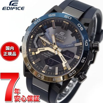 カシオ エディフィス CASIO EDIFICE ソーラー 腕時計 メンズ タフソーラー クロノグラフ ECB-2000YNP-1AJF Nighttime Drive Series スマートフォンリンク