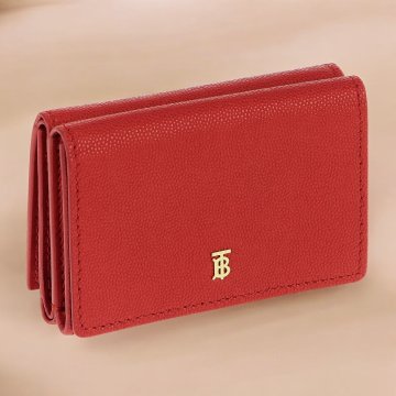 バーバリー 三つ折り財布 レディース ブランド BURBERRY 8018960 レッド
