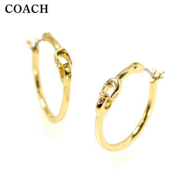 コーチ ピアス レディース ブランド COACH フープ 両耳用 408160 GLD 710 ゴールド アクセサリー