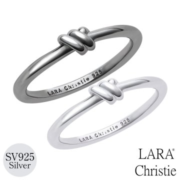 ペアリング 指輪 シルバー925 結び目 ノット モチーフ [ PAIR Label ][ララクリスティー]