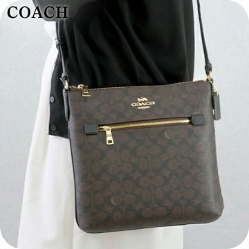 コーチ ショルダーバッグ レディース ブランド COACH CCQ27 IMXAQ ダークブラウン/ブラック