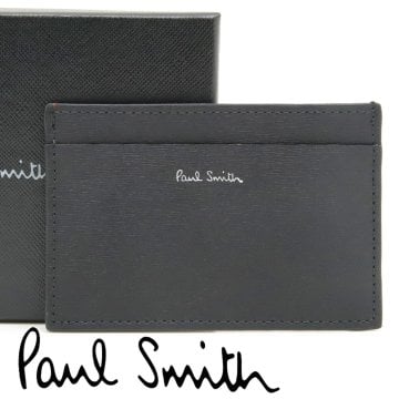 ポールスミス カードケース Paul Smith 名刺入れ カード入れ パスケース メンズ レザー ブラック ボルドー スカイブルー マルチカラー M1A-4768-WSTRGS 79 【ラッピング無料 誕生日 お祝い プレゼント ギフト 贈り物】 送料無料