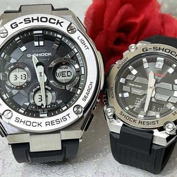 恋人たちのGショック ペアウオッチ  G-SHOCK BABY-G   カシオ 2本セット アナデジ GST-W110-1AJF GST-B600-1AJF プレゼント  ラッピング無料  メッセージカード クリスマス プレゼント 誕生日 御祝い還暦 銀婚式 結婚記念日 婚約