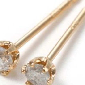 K18 ピンクゴールド ダイヤモンド ピアス 0.1ct 天然 ダイヤ 18金 レディース ジュエリー アクセサリー ギフト プレゼント 贈り物 誕生日 記念日