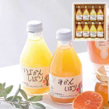 伊藤農園 100％ピュアジュース 8本 詰め合わせ みかん きよみ いよかん セミノール 国産 無添加 ストレート 果汁 ギフト プレゼント 手土産 お中元 お歳暮 贈り物 内祝い 飲み比べ