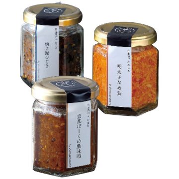 【ギフト対応無料】下鴨茶寮 山海の幸 「京都ぽーくの豚味噌・焼き鯖ひじき・明太子なめ茸」 20019 (20019) ※送料無料(北海道・沖縄は除く)