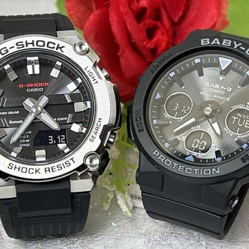 恋人たちのGショック ペアウオッチ  G-SHOCK BABY-G  カシオ 2本セット アナデジ GST-B600-1AJF BGA-2500-1AJF プレゼント ラッピング無料  メッセージカードクリスマス プレゼント 誕生日 御祝い還暦 銀婚式 結婚記念日 婚約