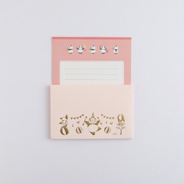 パンダコパンダ 金箔レターセット (サーカス) 文具 日本製