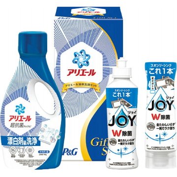 【直送】PG アリエール 液体洗剤セット [26-0488-071] PGCG-15F 抗菌 部屋干し 生乾き消臭 洗濯槽カビ防止 ジョイ 食器用洗剤 逆さボトル 詰め合わせ 消耗品 贈り物 お返し 御祝 内祝 内祝い ギフト プレゼント 洗剤ギフト