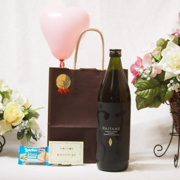 父の日 風船セットライチのような香り だいやめDAIYAME 芋焼酎 濱田酒造(鹿児島県) 900ml メッセージカード ハート風船 ミニチョコ付き