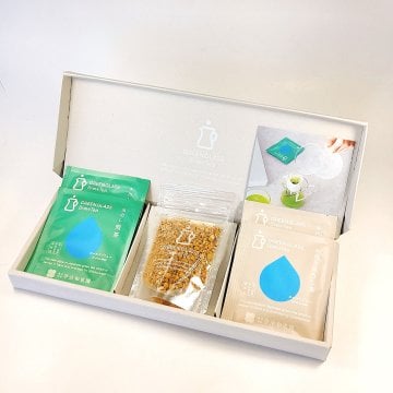 日本茶のドリップバッグ 水出しお湯だしOK  煎茶2pほうじ茶2ｐカモミール7ｇ【GREEN GLASS Brew Tea】ドリップスタイルで愉しむ煎茶 /内祝い/お返し/ご挨拶/ギフト/プレゼントに【ネコポス対応】