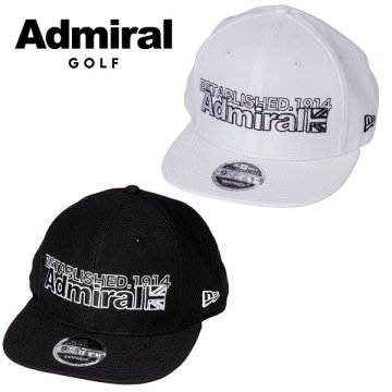 アドミラル ゴルフ キャップ 平つば キャップ ニューエラコラボ メンズ Admiral Golf ADMB322F お誕生日祝い お祝い 記念品 お父さん 父の日 彼氏 男性 30代 40代 50代 60代 母の日 お母さん 還暦祝い 敬老の日 彼女 人気プレゼント プレゼント